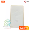 Công Tắc Điều Khiển Cửa Cuốn Viền Kim Loại Zigbee Tuya CS1v2-ZB