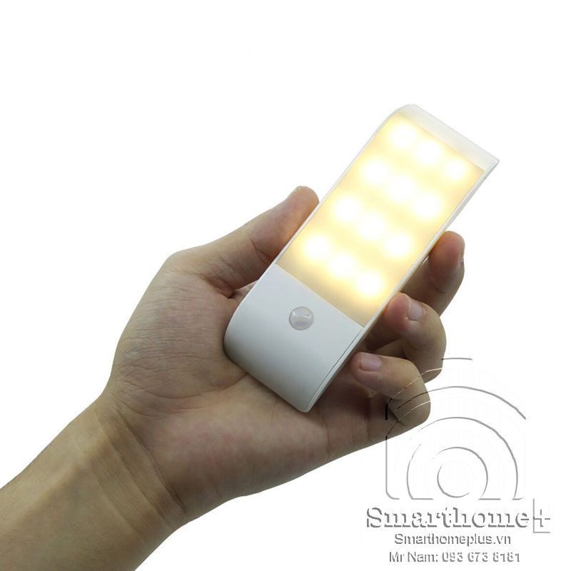 Đèn LED Cảm Biến Cho Tủ Quần Áo Dùng Pin Sạc DL012