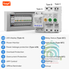 Đồng Hồ Bảo Vệ Rò Rỉ Điện Cảnh Báo Dòng Điện Quá Áp Thấp Áp Đo Công Suất Tiêu Thụ Điện WiFi Tuya SHP-EM5