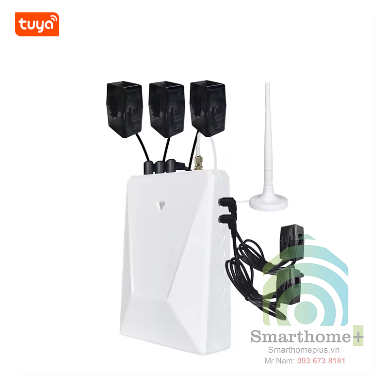 Thiết Bị Giám Sát Công Suất Điện 3 Pha 200A Wifi Tuya SHP-EM7