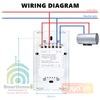 Công Tắc WiFi Tuya Công Suất Lớn 40A Hình Chữ Nhật FW6-US