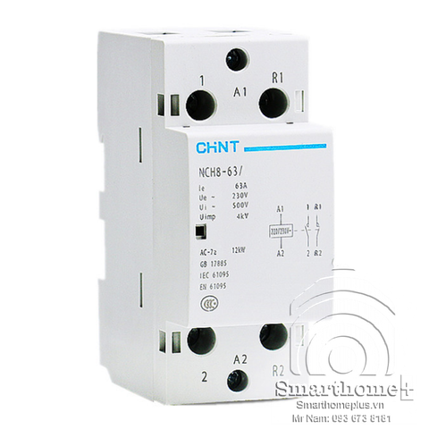 khoi-dong-tu-contactor-1-pha-63a-2p-chint-nch8-63-20