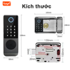 Khóa Cổng Chống Nước Vân Tay Thẻ Từ 2 Mặt Đọc Wifi Tuya SHP-IDL10Bv2 (Có Tiếng Việt)