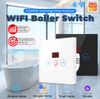 Công Tắc Wifi Bình Nóng Lạnh 20A Hẹn Giờ Tắt Hình Vuông Tuya FW5-EU