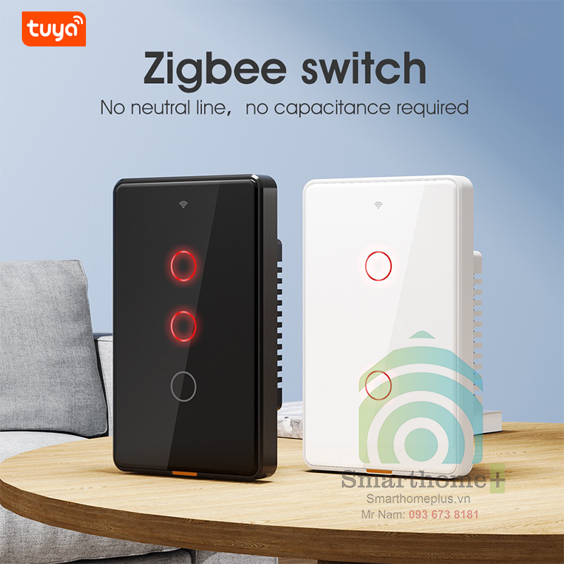 Công Tắc Zigbee Không Dây Nguội Cảm Ứng Tuya ZCUS