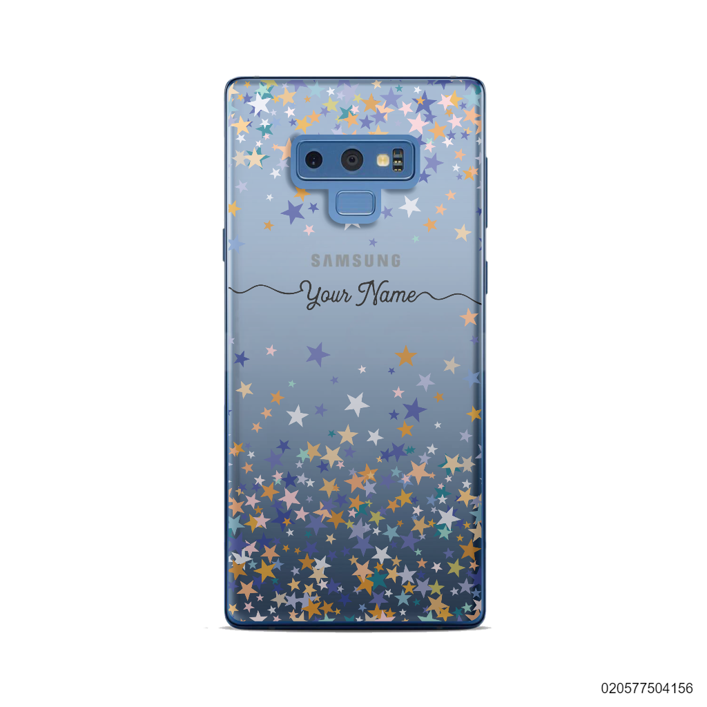 YOUR NAME WITH COLORFUL STARS - Samsung Galaxy Note 9