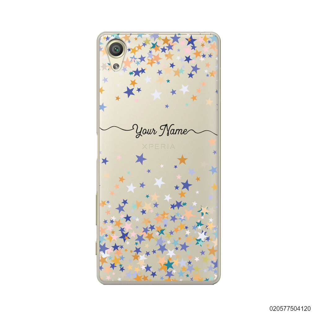 YOUR NAME WITH COLORFUL STARS - Sony Xperia X