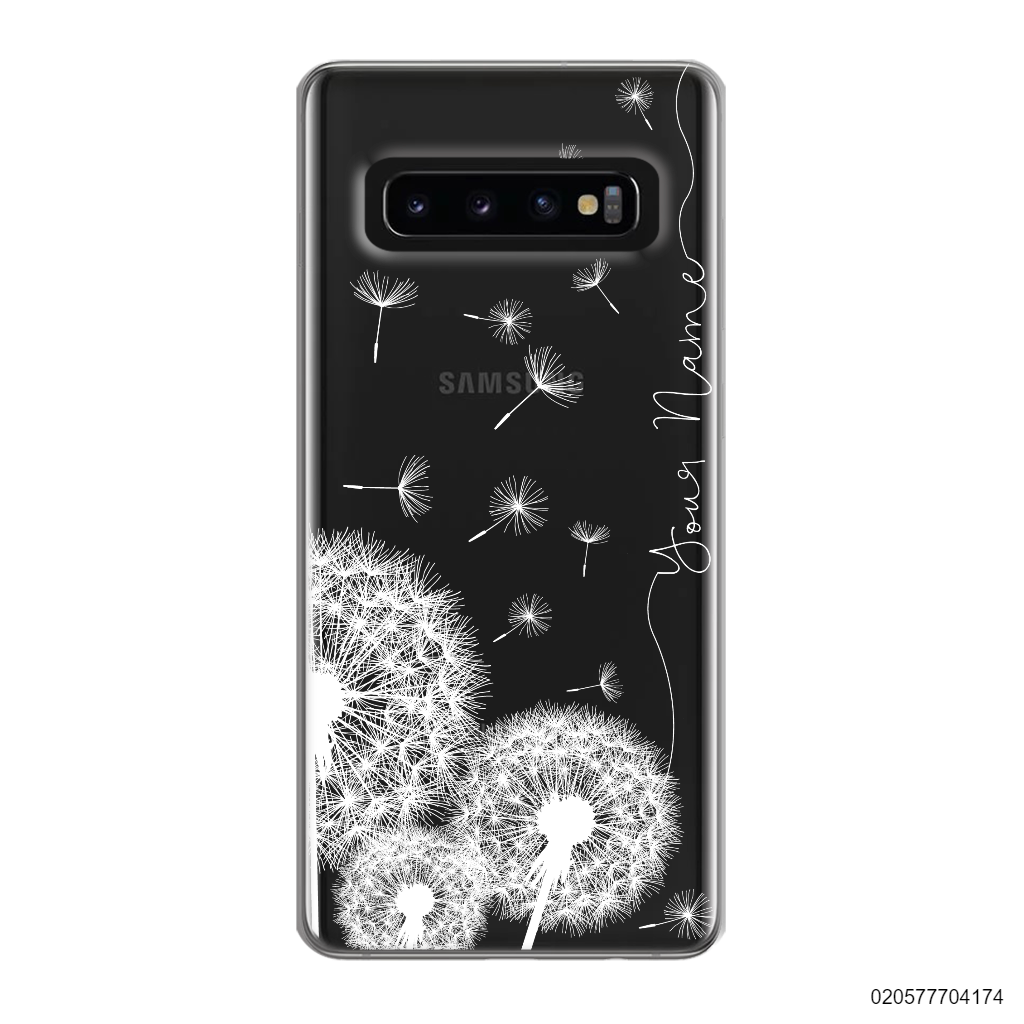 YOUR NAME WITH DANDELIONS - Samsung Galaxy S10 Plus