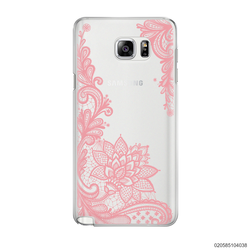 FLORAL HENNA STYLE - PINK - Samsung Galaxy Note 5