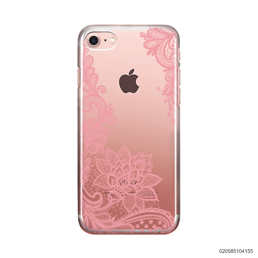 FLORAL HENNA STYLE - PINK - iPhone 7