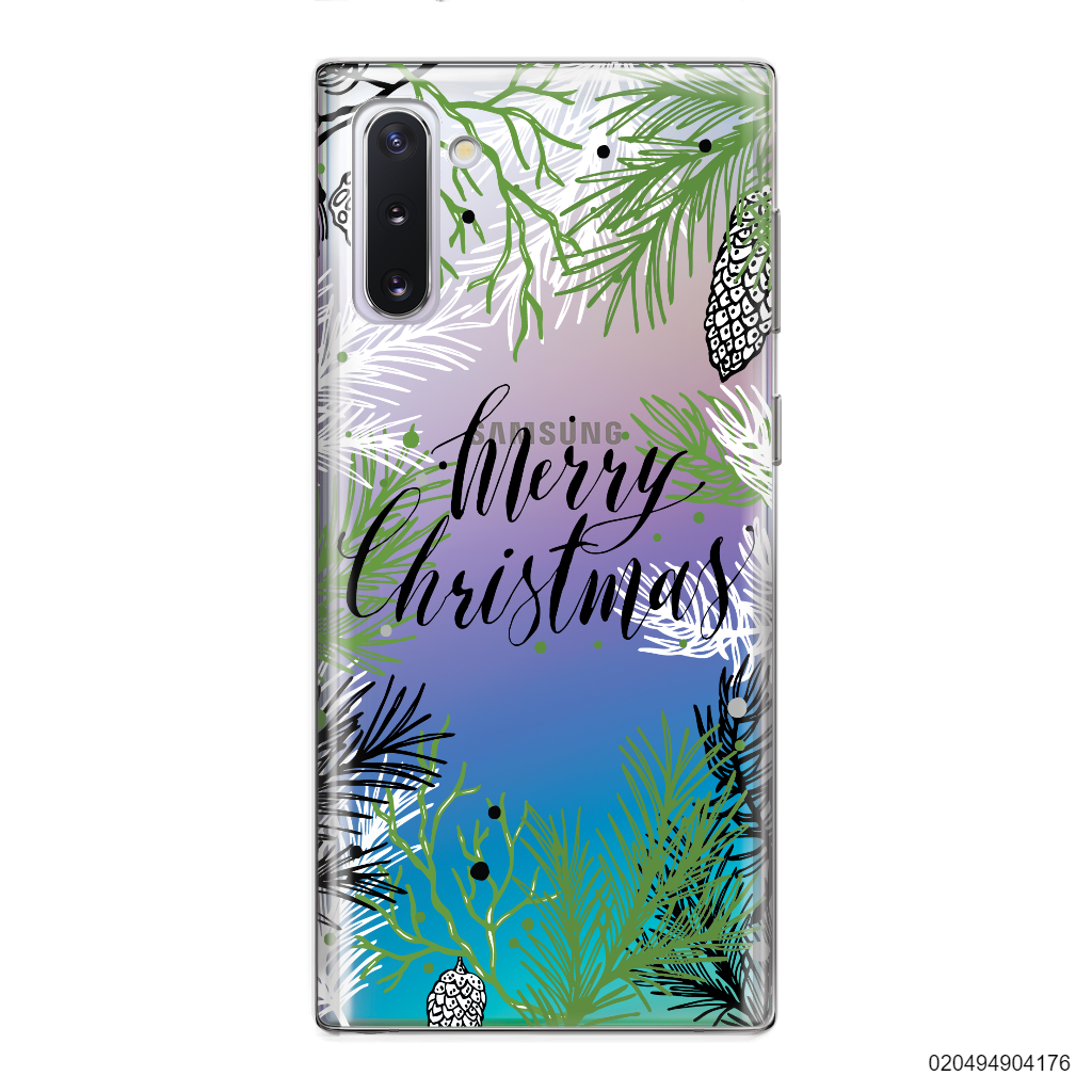 GREEN PINE MERRY CHRISTMAS - Samsung Galaxy Note 10