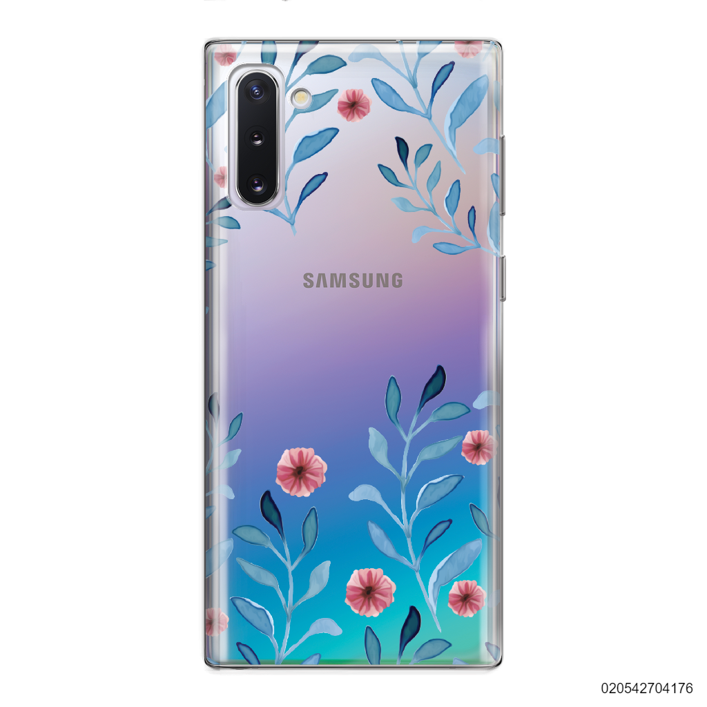 YOUR NAME WITH BLUE LEAF GARDEN - Samsung Galaxy Note 10