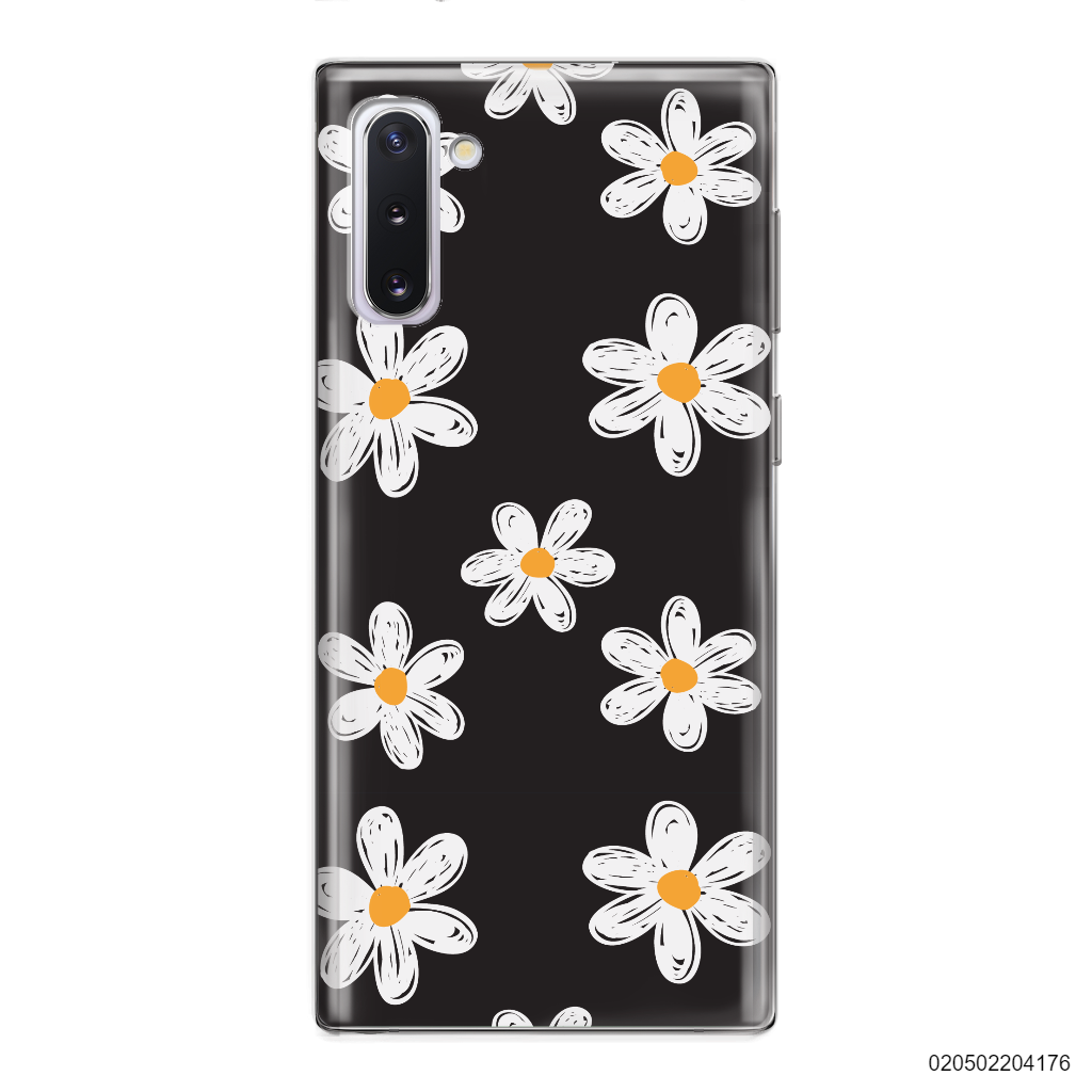 CUTE DAISY ON BLACK - Samsung Galaxy Note 10