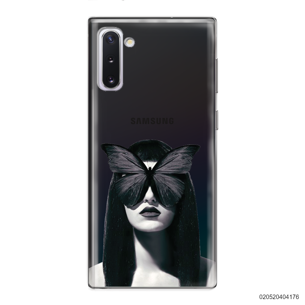 BLACK BUTTERFLY GIRL - Samsung Galaxy Note 10
