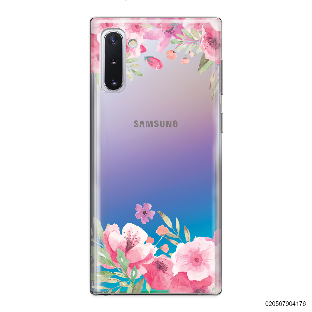 YOUR NAME WITH PINK FLOWERS - Samsung Galaxy Note 10