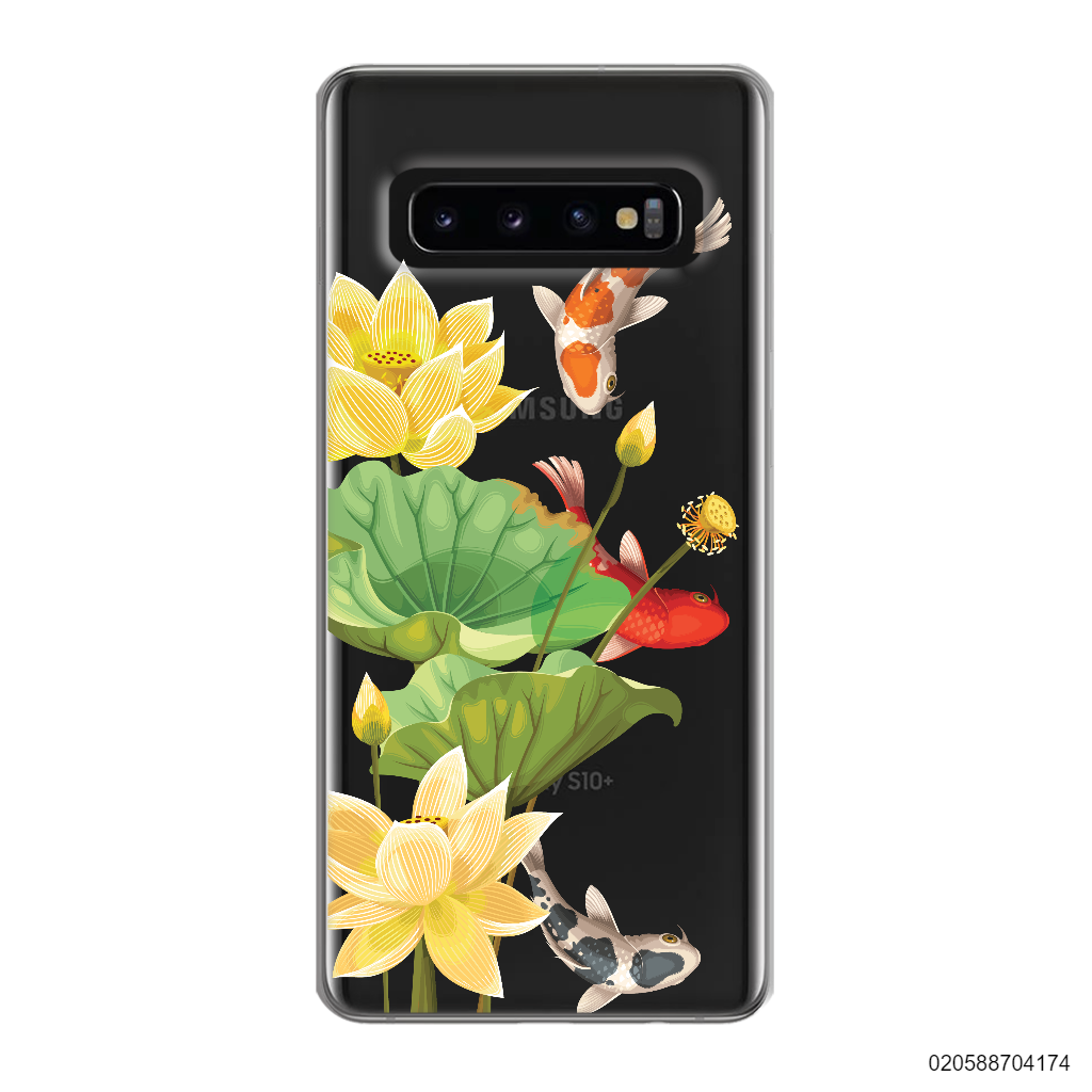 YELLOW LOTUS KOI - Samsung Galaxy S10 Plus