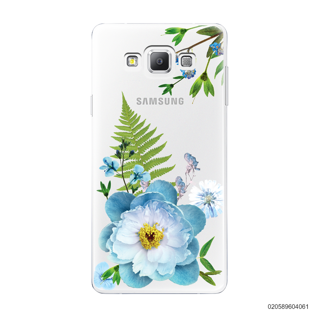 QUEEN BLUE FLOWER - Samsung Galaxy A7 2015