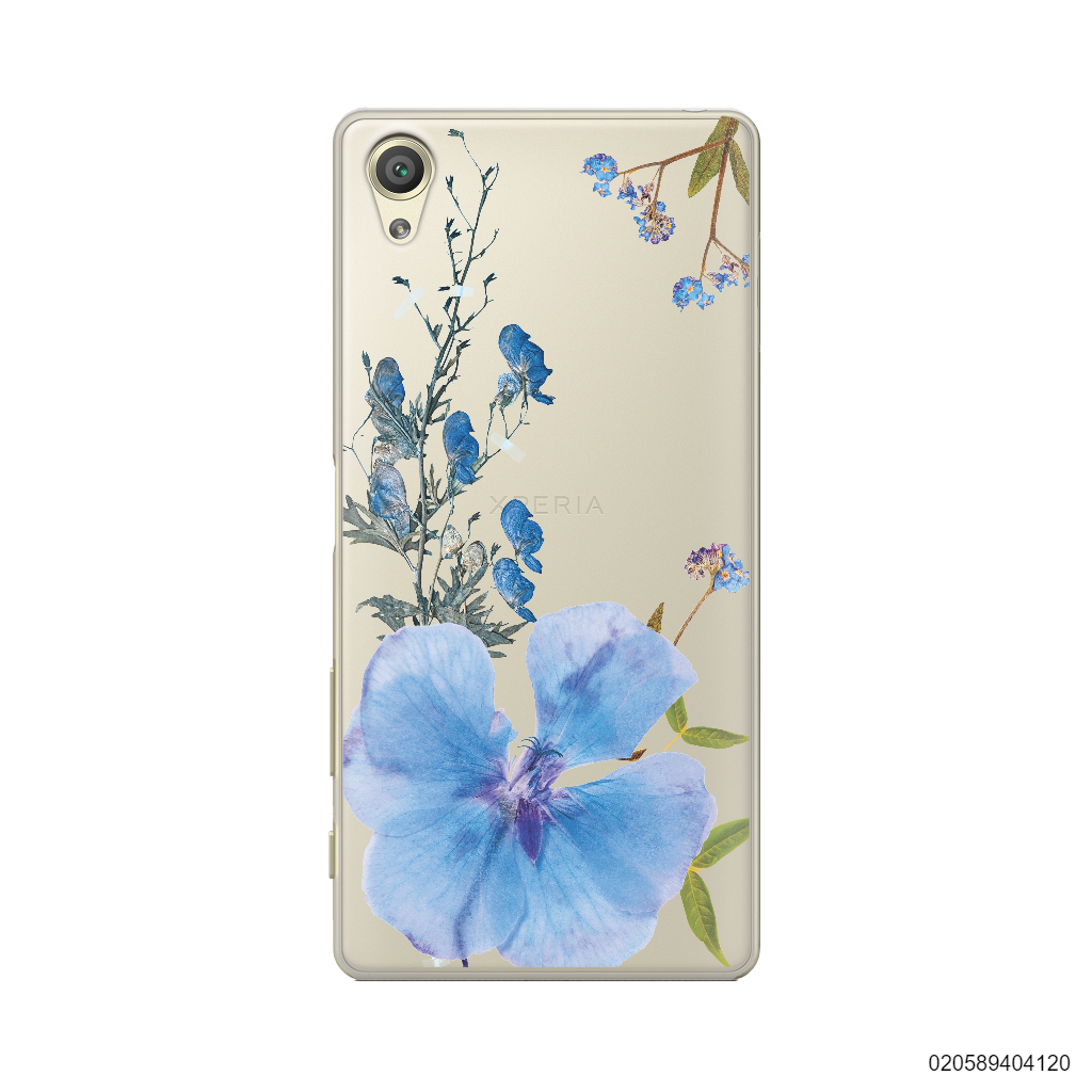 BLUE CONCEPT DRIED FLOWER - Sony Xperia X