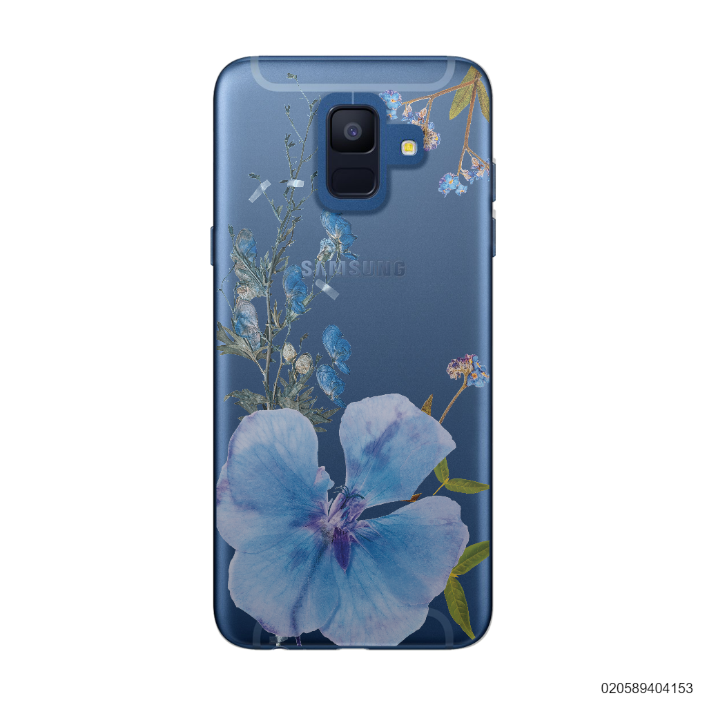 BLUE CONCEPT DRIED FLOWER - Samsung Galaxy A6 2018