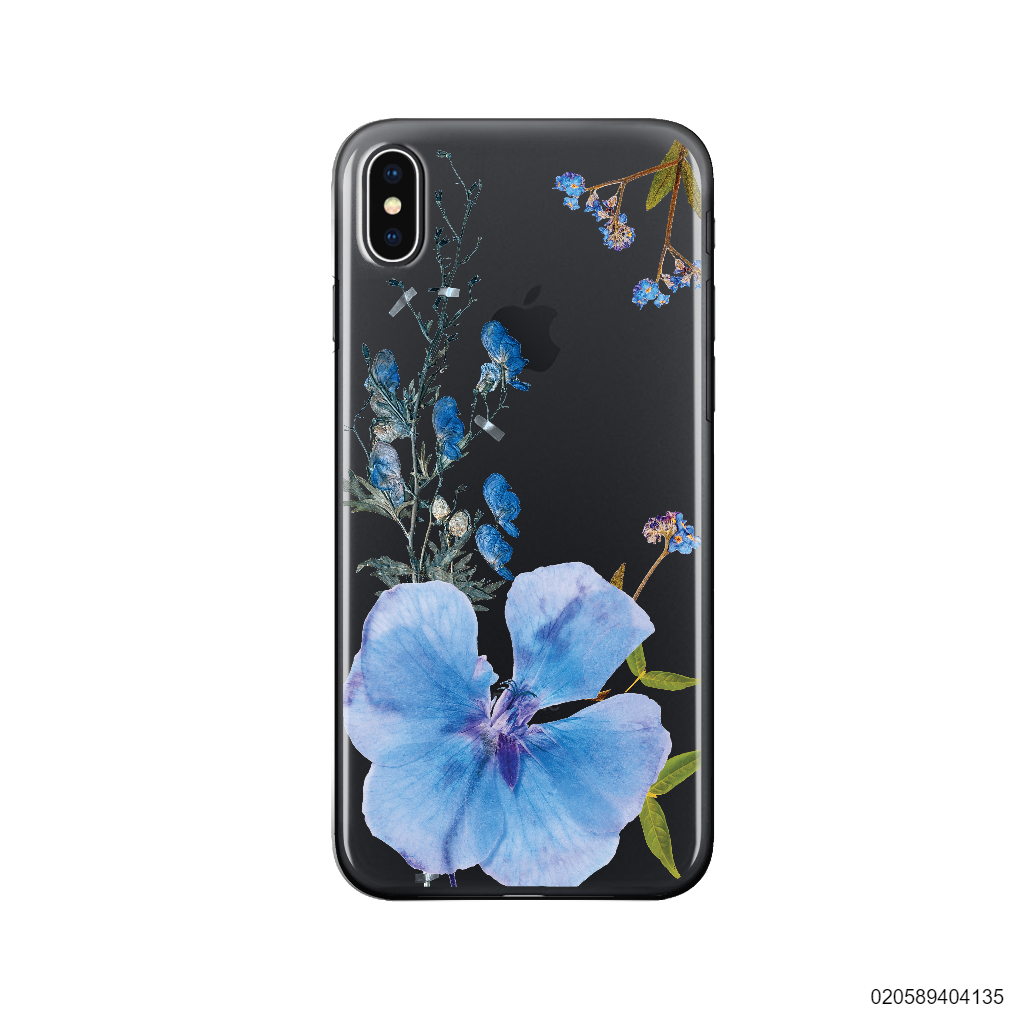 BLUE CONCEPT DRIED FLOWER - iPhone X/ Xs