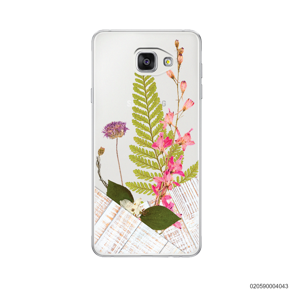 FLOWER ON WHITE WOOD - Samsung Galaxy A5 2016