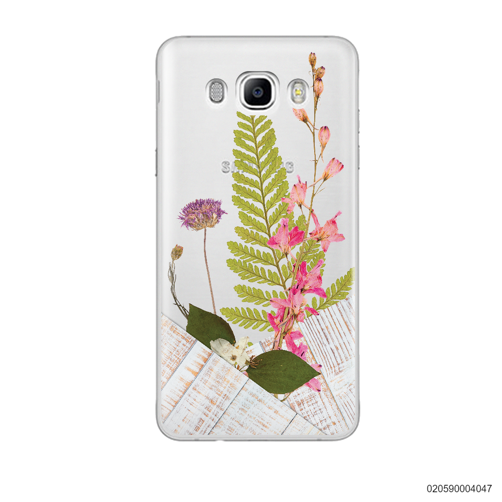 FLOWER ON WHITE WOOD - Samsung Galaxy J7 2016