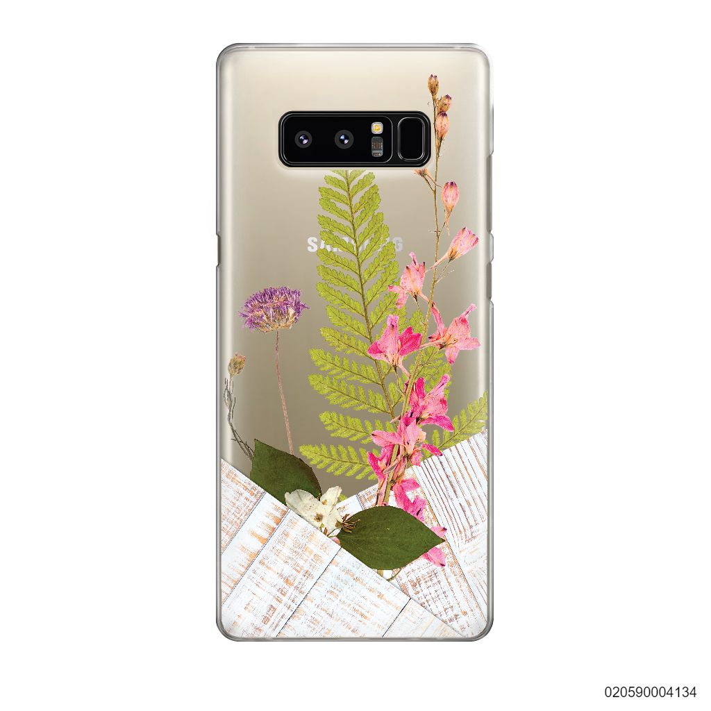 FLOWER ON WHITE WOOD - Samsung Galaxy Note 8