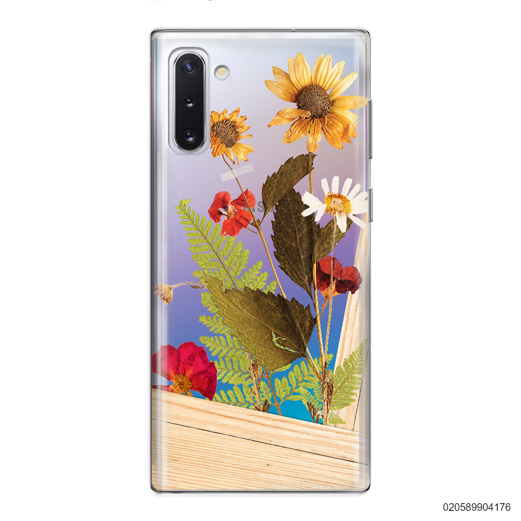 FLOWER ON BROWN WOOD - Samsung Galaxy Note 10