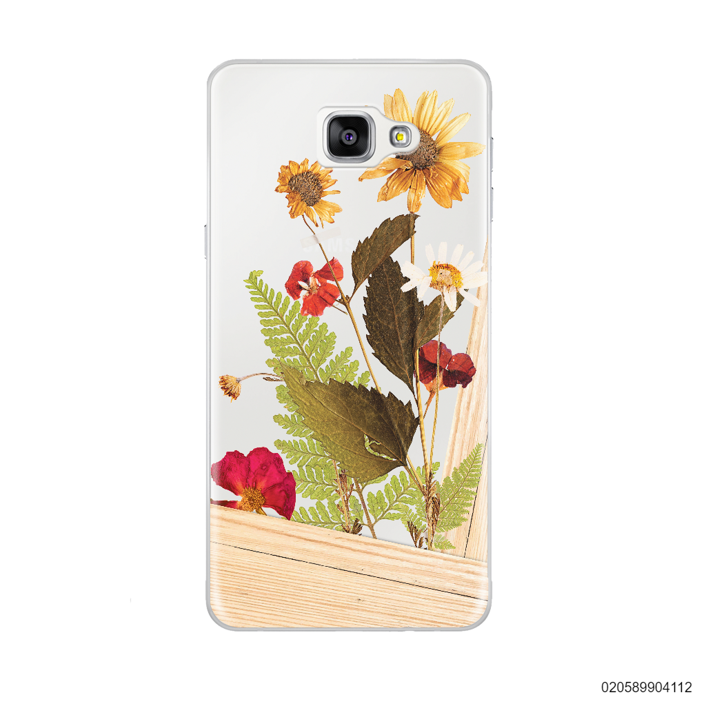 FLOWER ON BROWN WOOD - Samsung Galaxy A9 Pro
