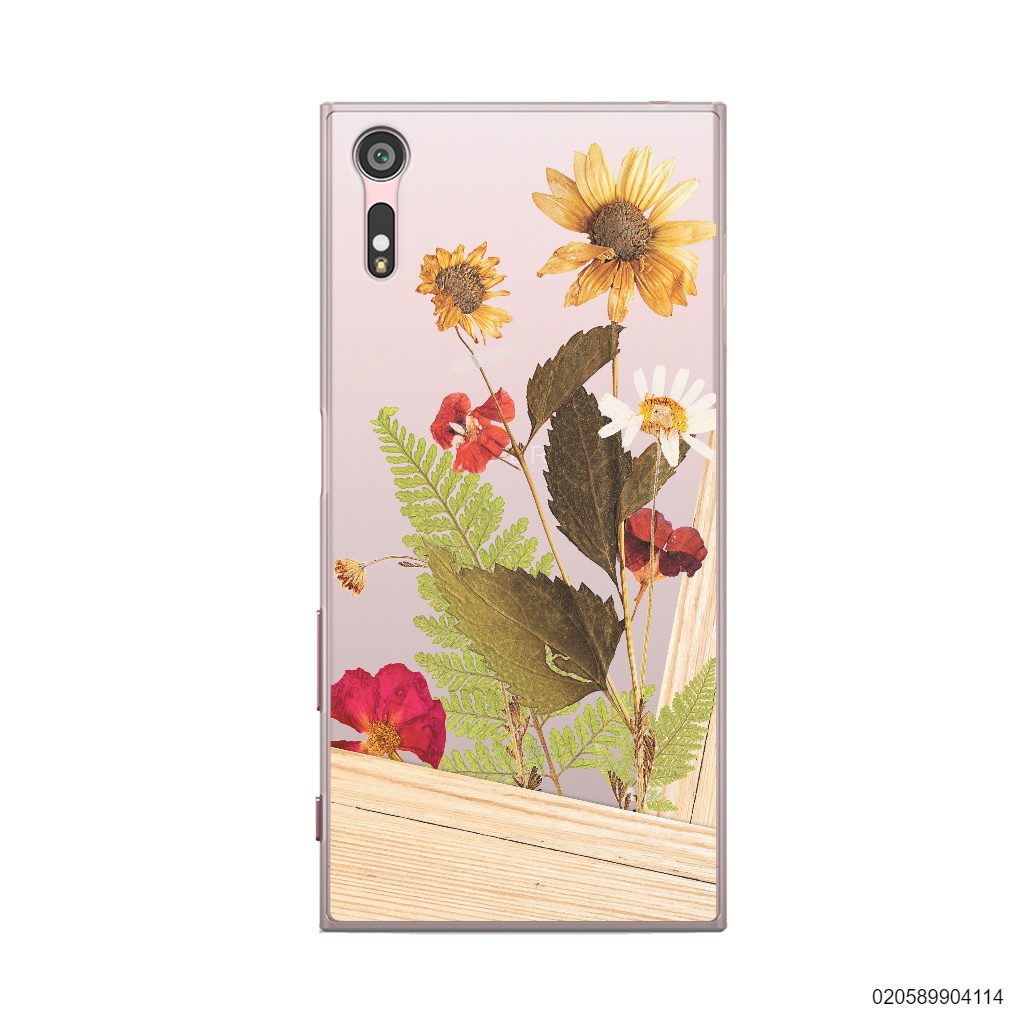 FLOWER ON BROWN WOOD - Sony Xperia XZ