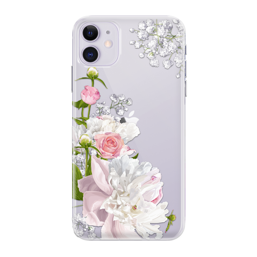 BEAUTIFUL WHITE BABY AND PINK ROSE - iPhone 11