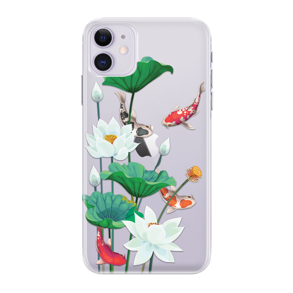 WHITE LOTUS KOI - iPhone 11