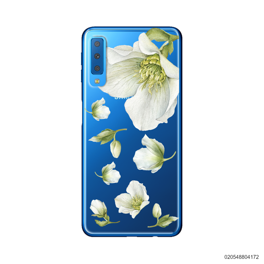 PURE WHITE FLOWERS - Samsung Galaxy A7 2018