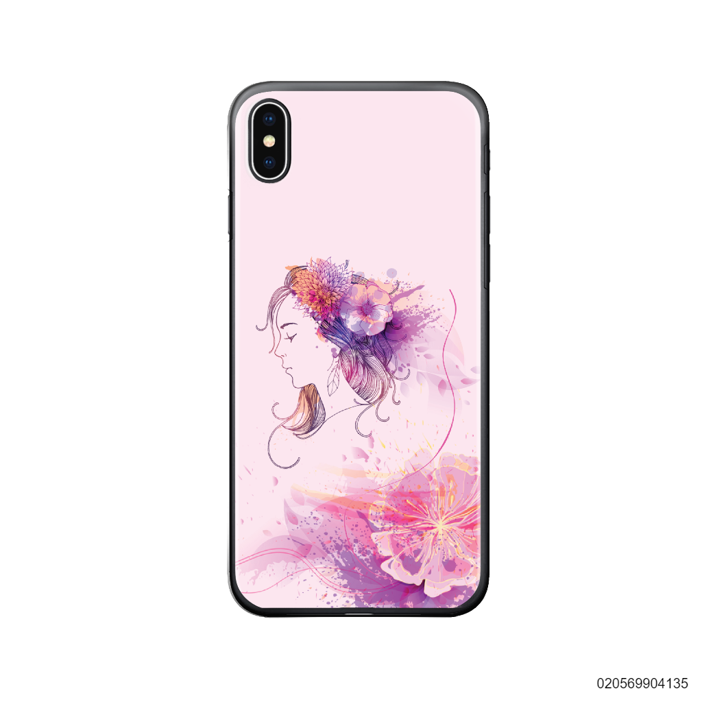 GIRL OVER FLOWER - Iphone X/ Xs