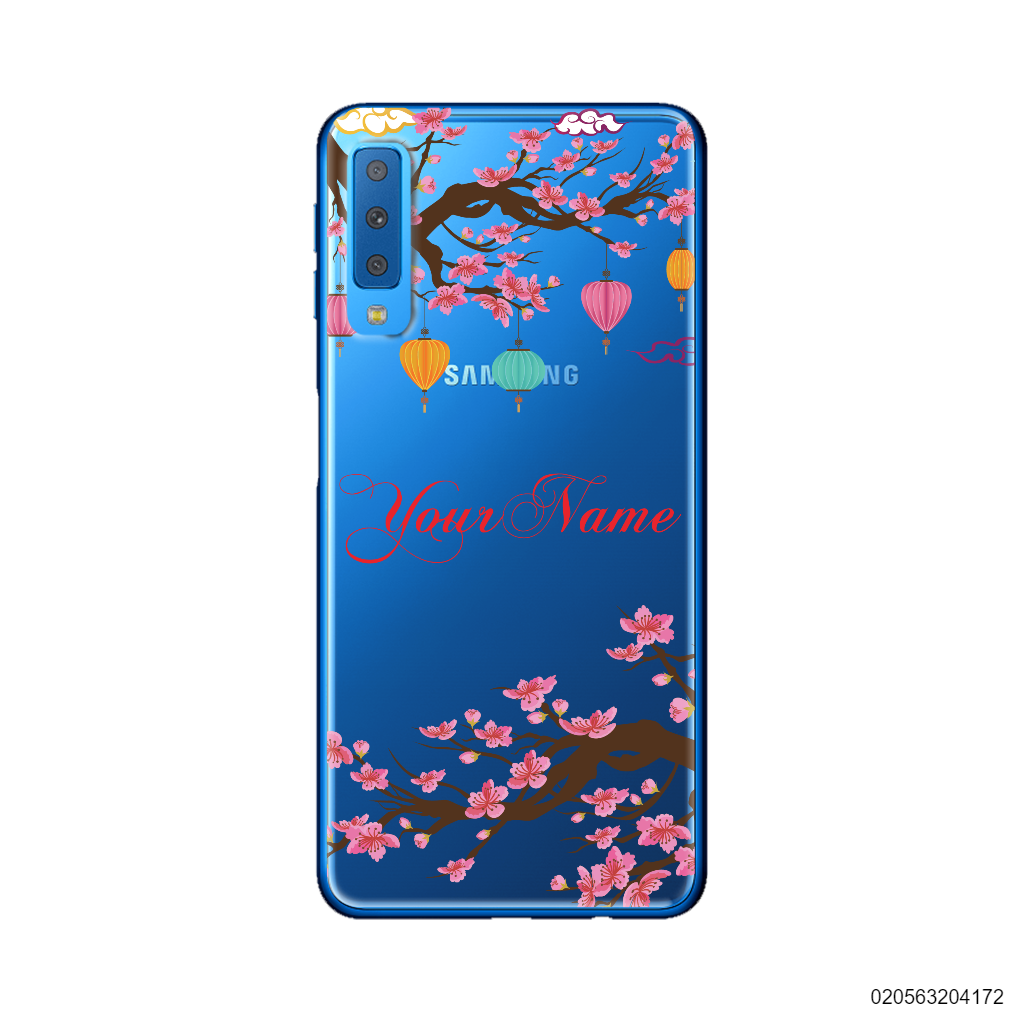 IN TÊN CÀNH ĐÀO ĐỎ THẮM - Samsung Galaxy A7 2018