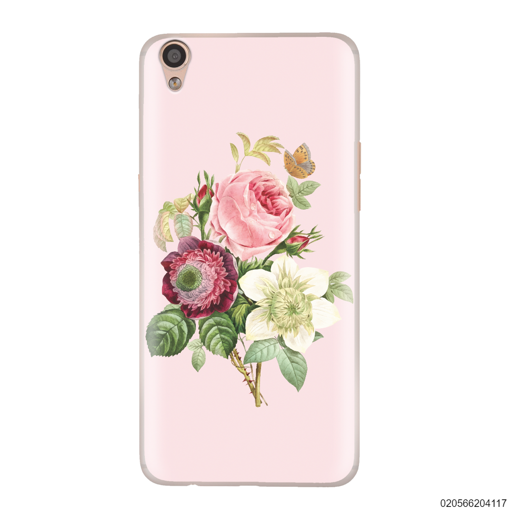 PEONY BOUQUET ON PINK THEME - Oppo F1 Plus