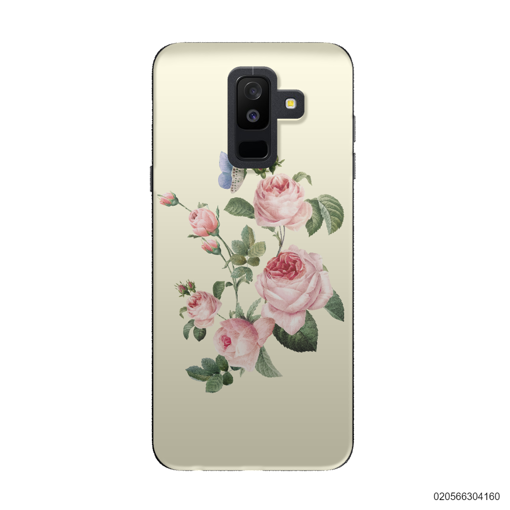 PEONY BOUQUET ON YELLOW THEME - Samsung Galaxy A6 Plus 2018