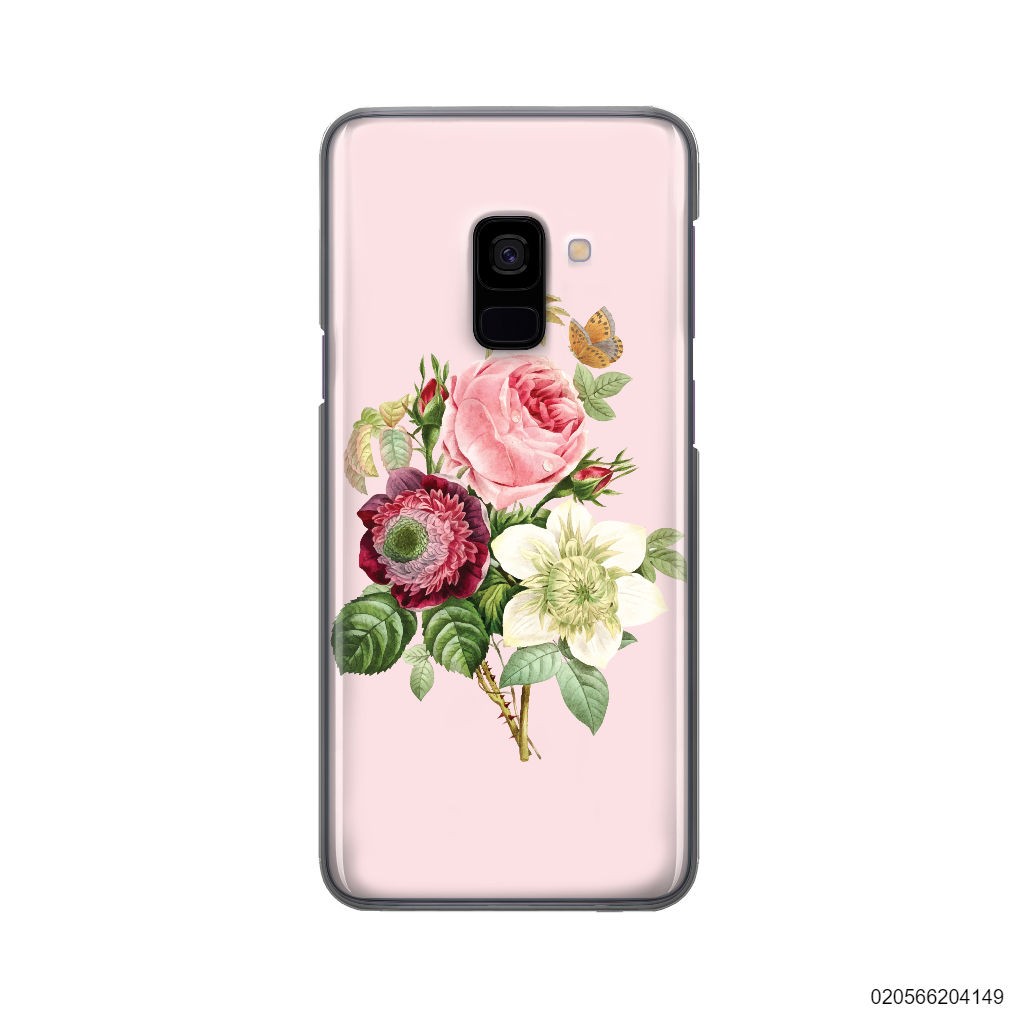 PEONY BOUQUET ON PINK THEME - Samsung Galaxy A8 Plus 2018