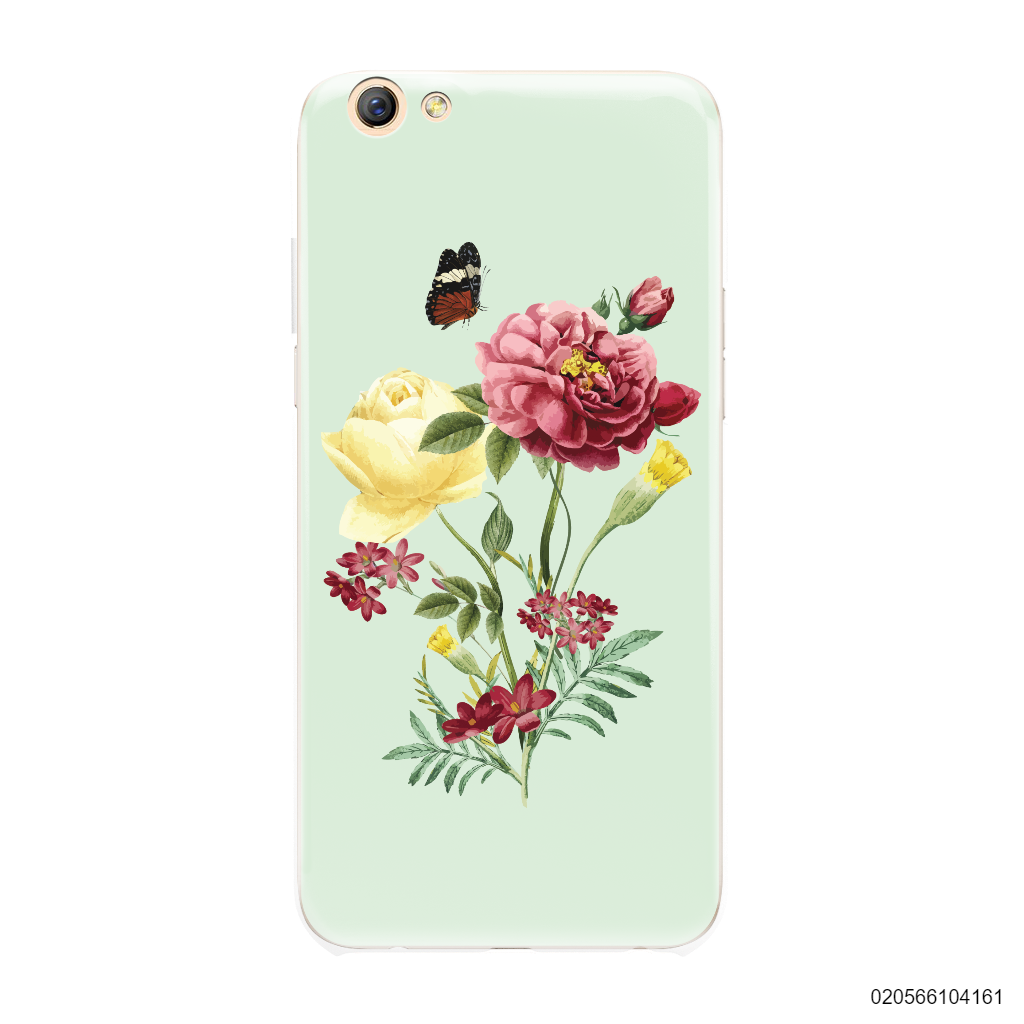 PEONY BOUQUET ON LIGHT GREEN THEME - OPPO F3 Plus