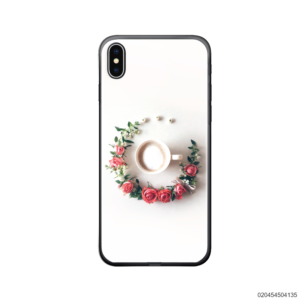 SWEET ROSE AND COFFEE MUG - Iphone X/ Xs