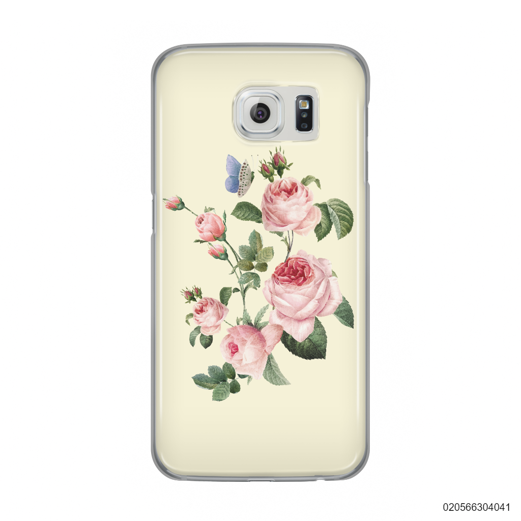 PEONY BOUQUET ON YELLOW THEME - Samsung Galaxy S6