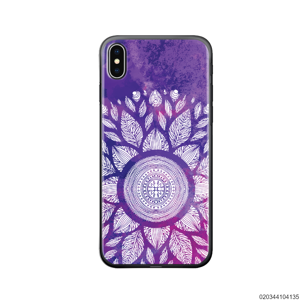 Circle leaf mandala - Iphone X/ Xs