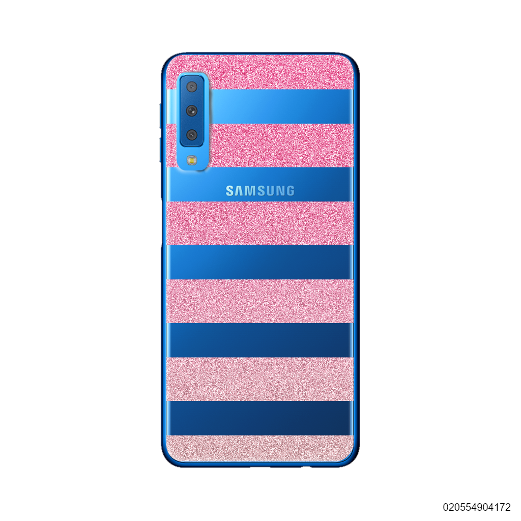 LIGHT PINK STRIPES - Samsung Galaxy A7 2018