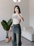  Jeans Ống Suông Mặt Cười 