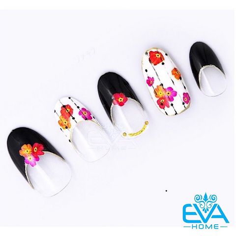  Miếng Dán Móng Tay 3D Nail Sticker Tráng Trí Hoạ Tiết Bông Hoa HY239 