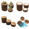 10 Miếng Gỗ Cỡ Trung Dùng Để Đựng Nến Tealight Trang Trí Bàn / 10 Pcs Middle Size Candle Holder And For Decor Table