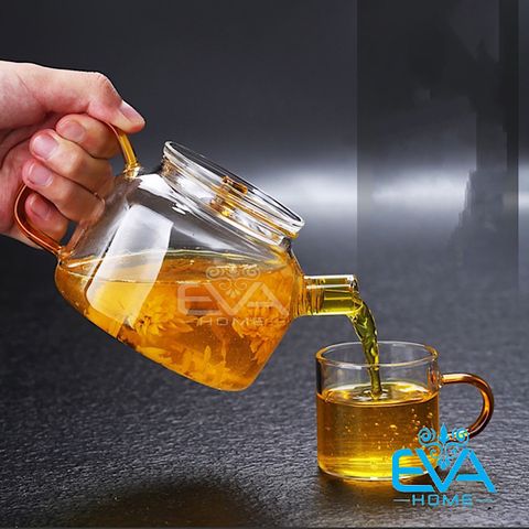  Bình Thuỷ Tinh Chịu Nhiệt Pha Trà Lưới Lọc Lò Xo 400 Ml 