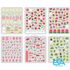 Sticker Dán Móng Tay 3D Dạng Decal Dán Móng Chống Nước Joyful Nails  Hoạ Tiết Tone Màu Lá Cây Trái Bơ Kiwi & Avocado Nail Art Sticker JO1968