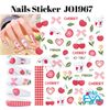 Set 6 Mẫu Sticker Dán Móng Tay 3D Dạng Decal Dán Móng Chống Nước Joyful Nails  Hoạ Tiết Trái Cây Nail Art Decal Fruit Sticker JO1963 - JO1968