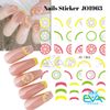 Set 6 Mẫu Sticker Dán Móng Tay 3D Dạng Decal Dán Móng Chống Nước Joyful Nails  Hoạ Tiết Trái Cây Nail Art Decal Fruit Sticker JO1963 - JO1968